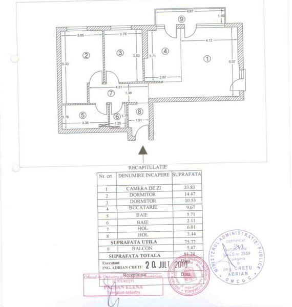 11 Iunie, Parcul Carol, Vivando Residence, ap.3 camere, decomandat,
